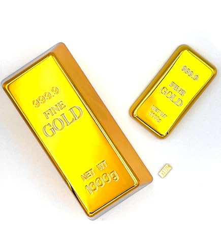 Amazon.co.jp: 金のインゴット金の延べ棒 レプリカ ディスプレイ 装飾